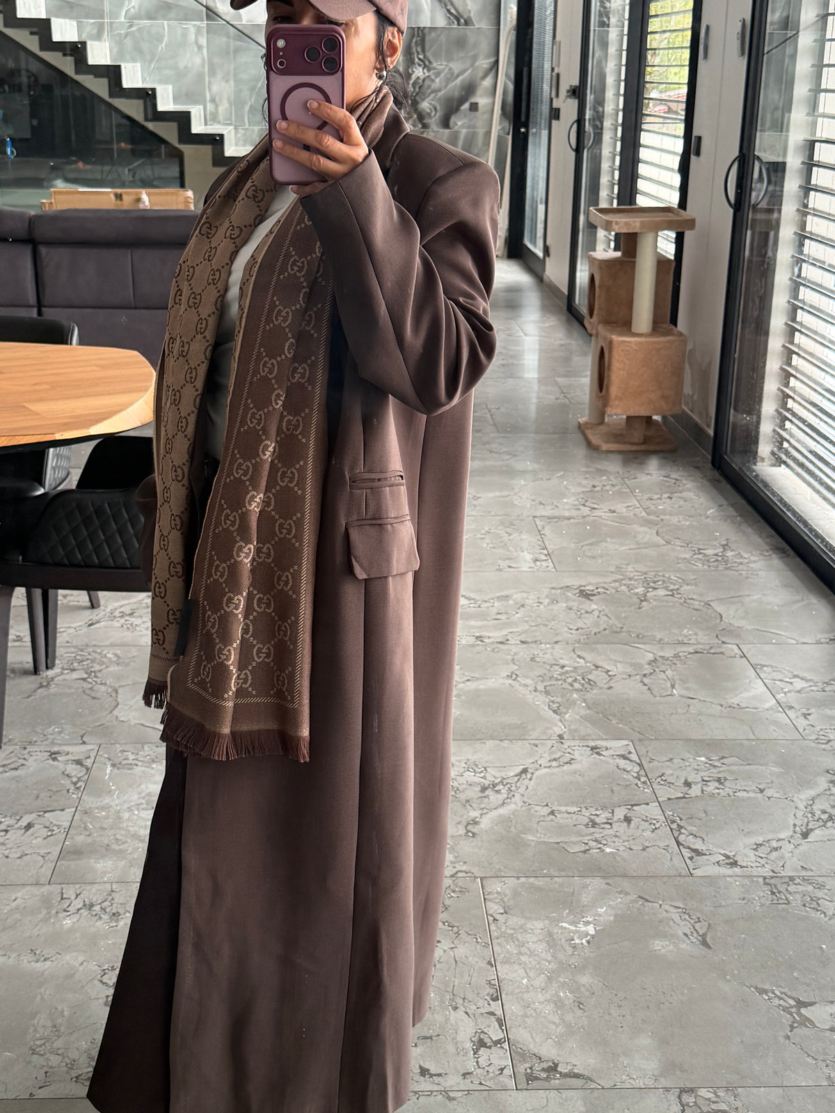 Blazer long oversize candice choco