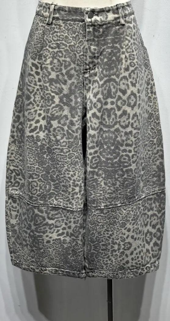 Bermuda imprimé animal large - NMDRESS