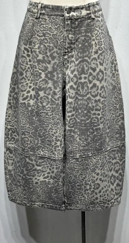 Bermuda imprimé animal large - NMDRESS